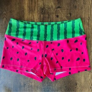 Feed Me Fight Me Watermelon Shorts Small
